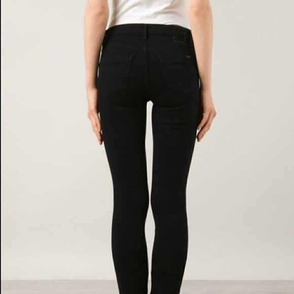 Goldsign Misfit Black Skinny Jeans Size 28 - Picture 3 of 13